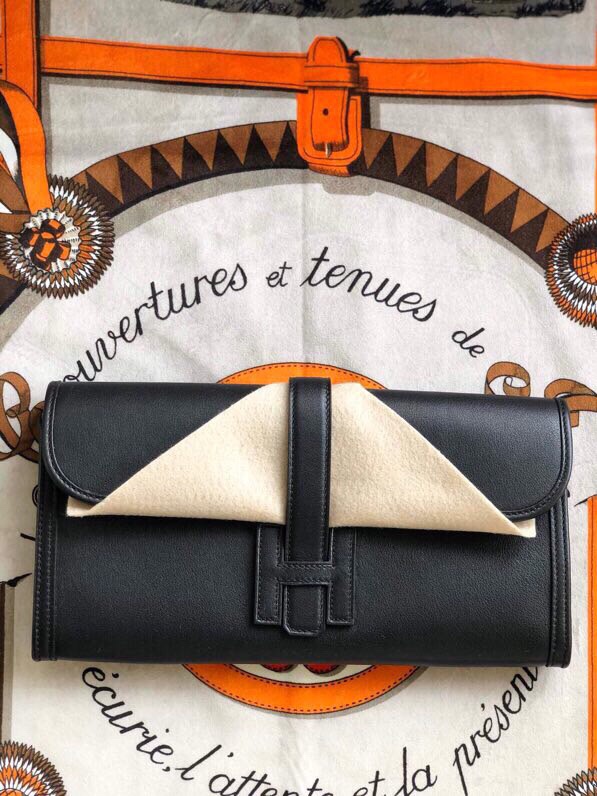 에르메스 지제 엘란29 블랙 스위프트 송아지가죽 내부 양가죽